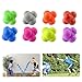 Fcnjsao Hand Eye Coordination Equipment Training Reaction Balls with 6 Sides Speed and Agility Training Reflexes Reaction Balls