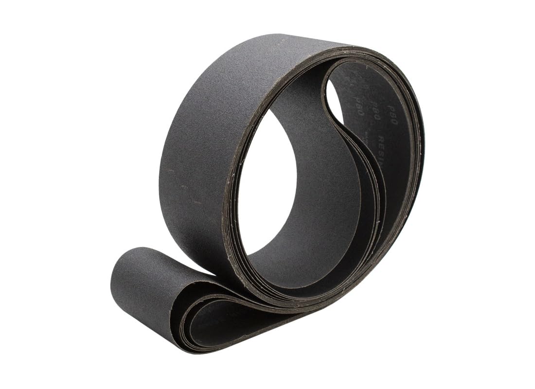 FHC 4X106400X 4 x 106" 400X Grit Wet Abrasive Belts for Upright Belt Sanders - Pack of 5