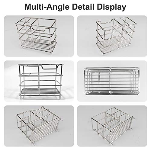 Letto&Tailor Toothbrush Holder ,Small Stainless Steel Toothpaste Holder #TOP4