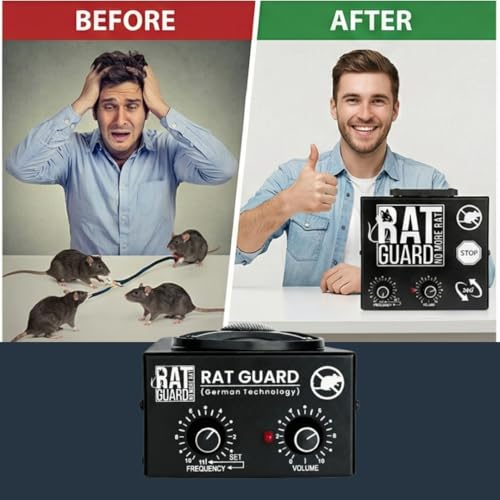 Image of Industrial Ultrasonic Rat Repellent Machine for Factory & Warehouse | 2500 Sq Ft Coverage | Heavy Duty Rodent Control Device | Made in India (1, 2500SQ)