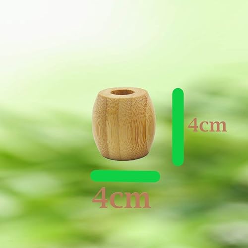 Miniatura 3 de Paquete de 12 soportes de bambú para cepillos de dientes, biodegradables y ecológicos, compostables, organizador para baño grande y pequeño, soporte