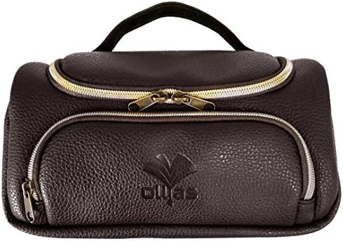 Toiletry Bag by Ollias products for Toiletries Organizer for Men & Women with a PU Leather | Dopp Kit Case for Travel, Shaving, Gym & personal care with a zipper