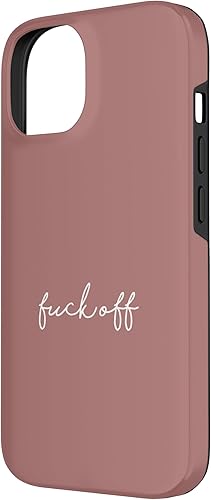 Miniatura 5 de Funda para iPhone 13 Pro Max Dusty Rose Fuck Off Divertida manuscrita a mano con refranes sarcásticos groseros