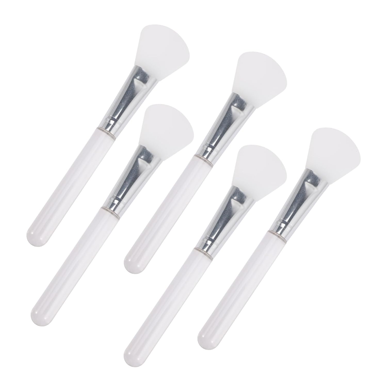 5Pcs Silicone Mask Brush Set for Women Face Care Mud Applicator