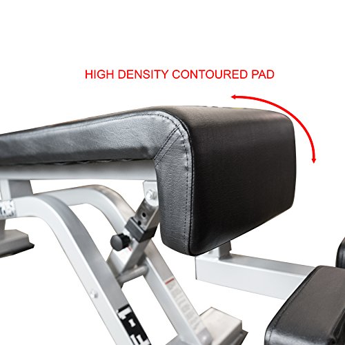 Valor Fitness DF-1 Adjustable Decline/Flat Bench for Weightlifting and Ab Crunches