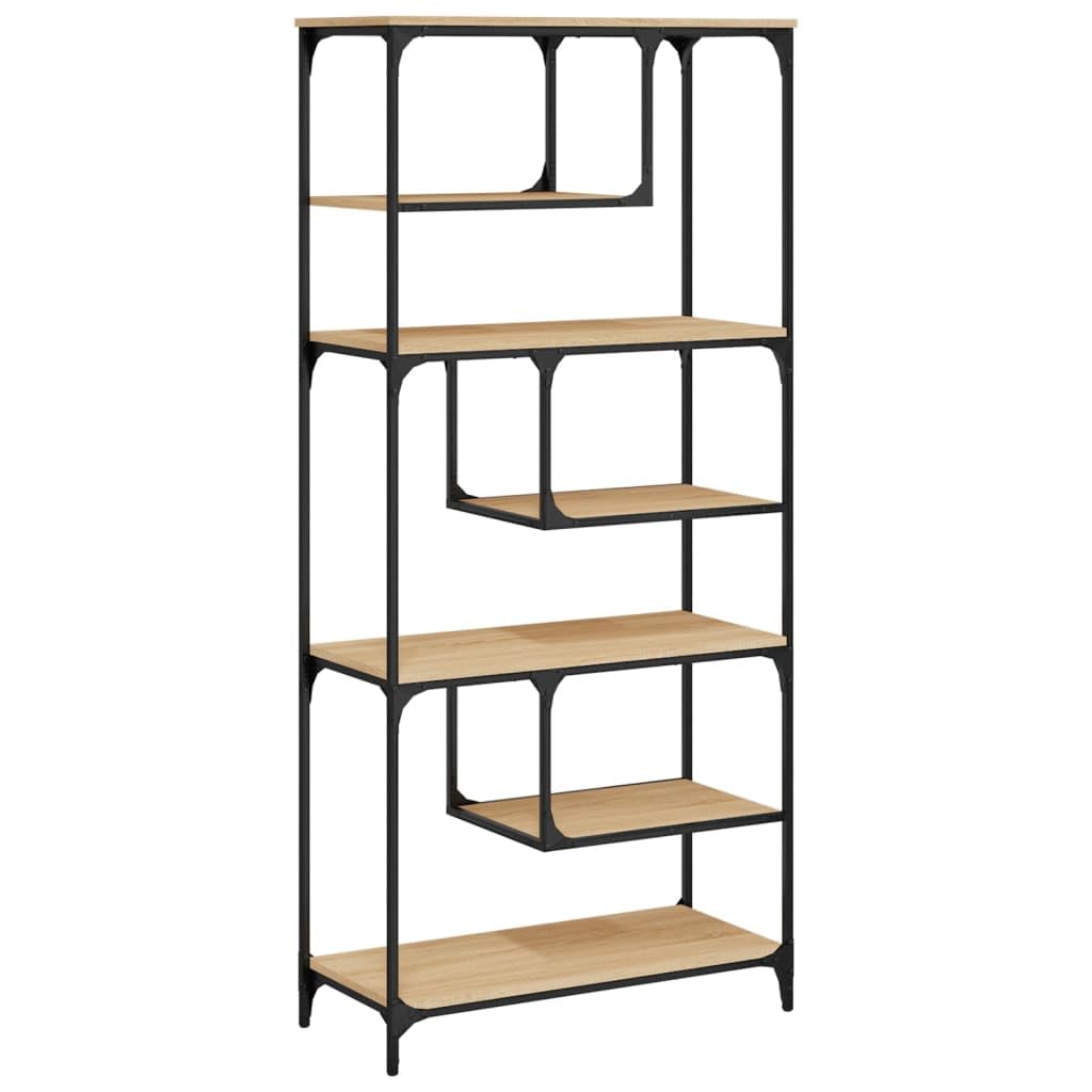 Generisch Bücherregal Sonoma-Eiche 81x36x176 cm Holzwerkstoff,Möbel,Regalsysteme,Bücherregale Bücherschränke-836224