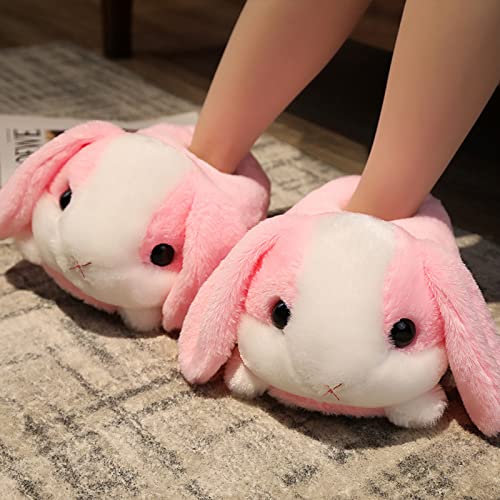 Image of Women Animal Slippers Cute Plush House Shoes Warm Novelty Cartoon | Slippers Gifts for Birthday Christmas