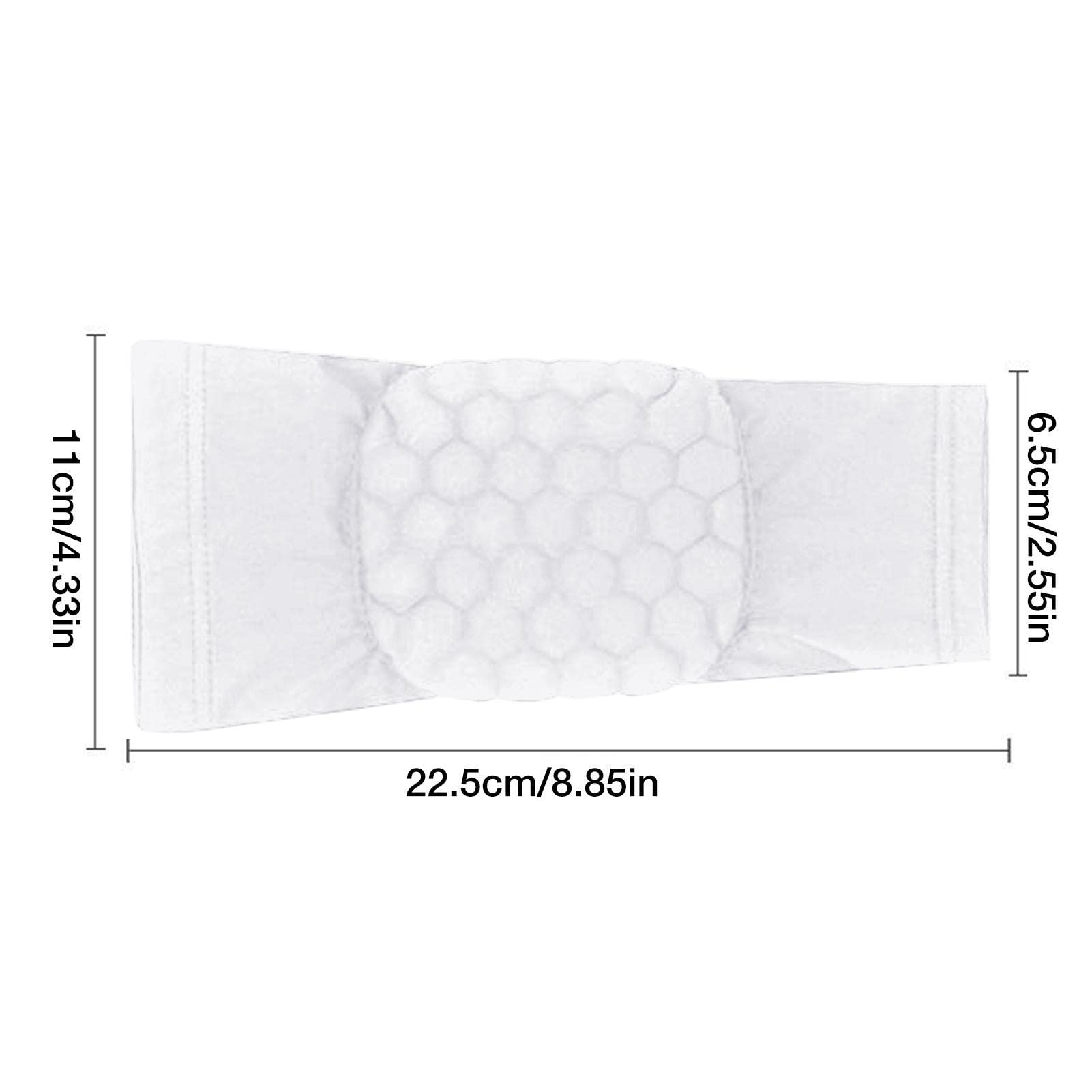 Coudières pour Enfants Adultes Basket-Ball Baseball Volley-Ball Manchons Rembourrés Nid d'Abeille Coton Extensible Respirant