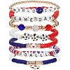 AICase Soccer Bracelets for FIFA World Cup 2026 Gifts, Game Day Soccer Fan Merch Friendship Bracelet Gear Merchandise Outfits Jewelry Accessories for Women Men USA Soccer Moms Party Favors Birthday