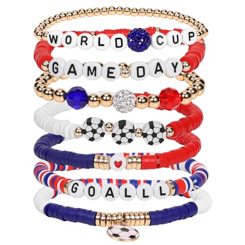 AICase Soccer Bracelets for FIFA World Cup 2026 Gifts Game Day Fan Merch