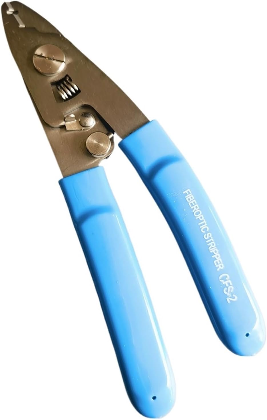 Two/Three-port Fiber Stripper Fiber Optical Stripper Pliers Wire Strippers for FTTH Optic Stripping Plier Tool(Yellow)