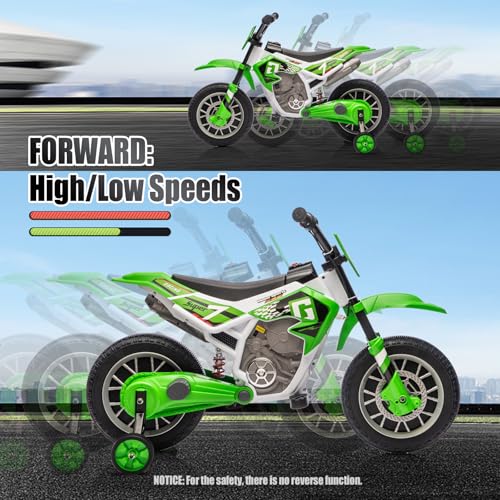 Image of JOYLDIAS Kids Motorcycle, 12V7A Battery-Powered Ride On Motorcycle for Kids