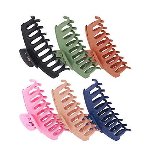 LOVINSHOW 2 Pcs Big Hair Claws Clips, 4 inch No-slip Grip Large Claw Clips Accessories for Women