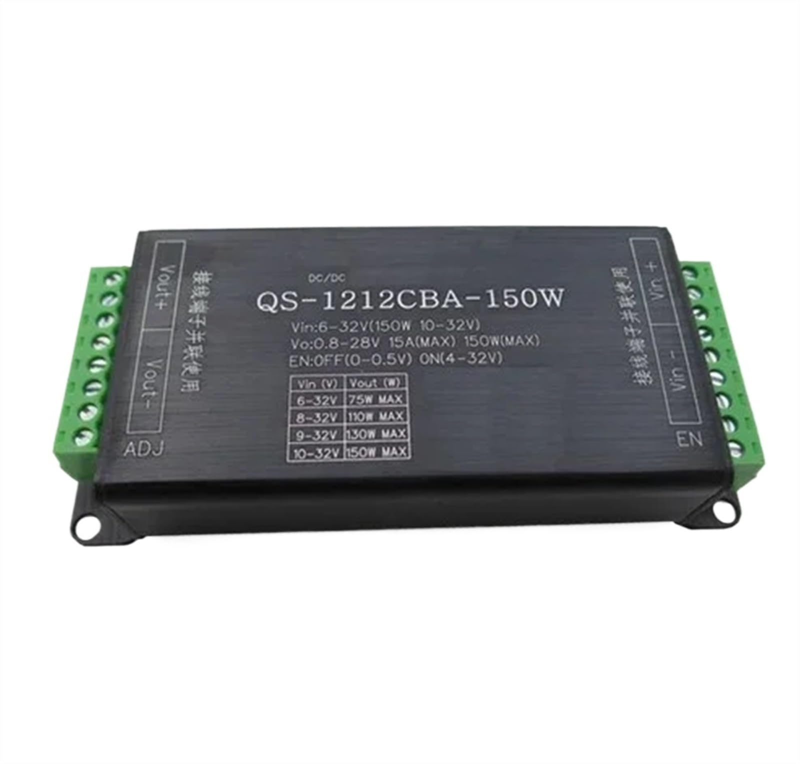 JJHQOKYNA QS-1212CBA-150W 150W DC-DC 6-32V to 0.8-28V Boost Converters Notebook Car Power Regulator