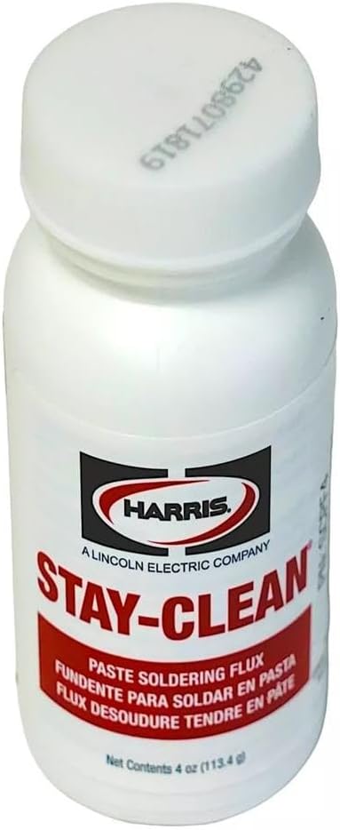 SCPF4 Stay-Clean Paste Soldering Flux 4 oz Bottle Replacement Part for Harris 40027