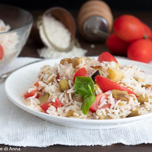 Riso Basmati Melanzane e Pomodori: fresco, leggero e veloce