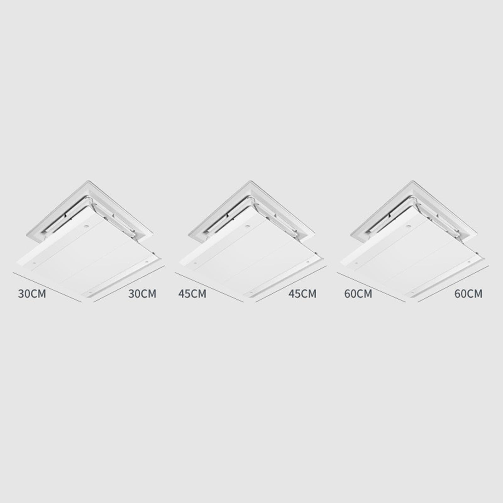 Baoblaze Deflettore Condizionatore D'Aria Deviatore di Flusso per Parabrezza Deflettore Bocchetta a Soffitto Parabrezza Condizionatore Aria Condizionata Centra, 45x45 cm