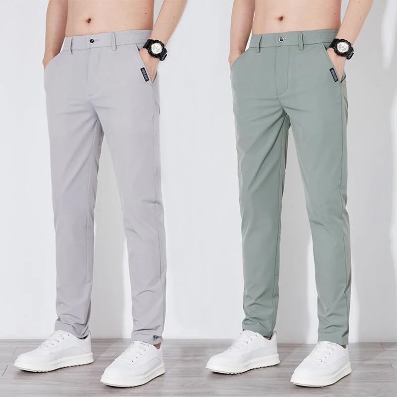 Men Summer Thin Slim Casual Pants Korea Business Trousers Male2