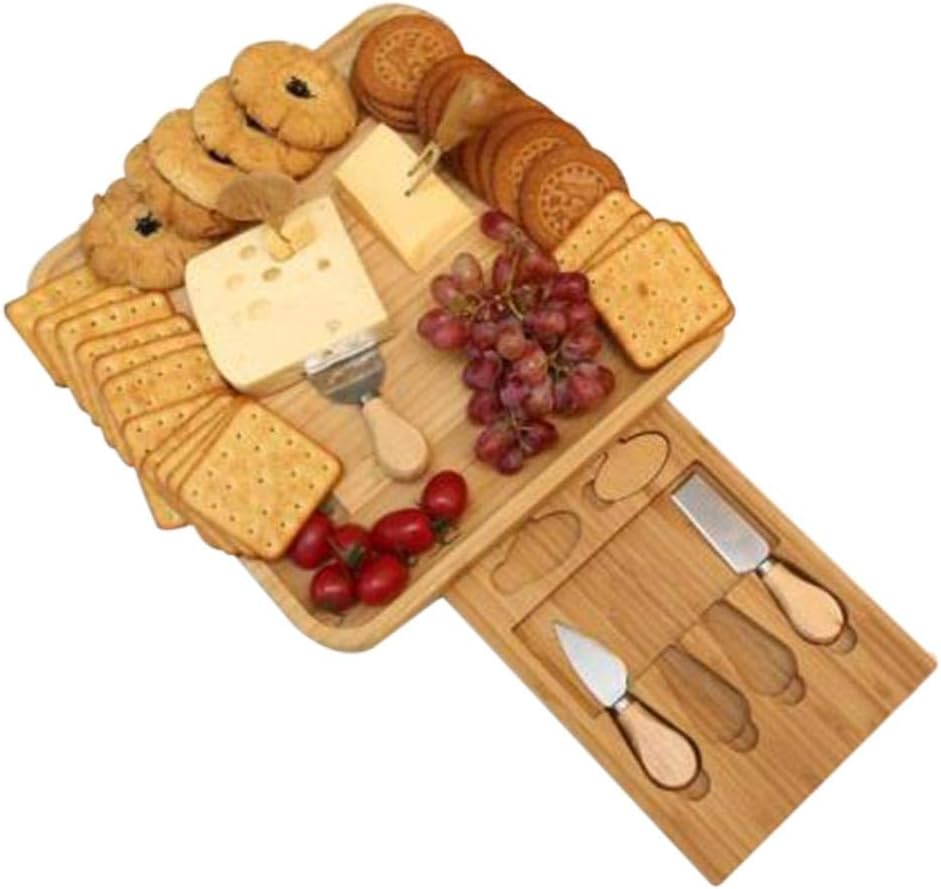 piatto da portata per formaggi e cracker