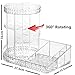 HATOLDLIY Readaeer 360 Degree Rotating Adjustable Makeup Organizer Cosmetics Lipsticks Perfumes Storage Tray Box (Clear), 8541791199