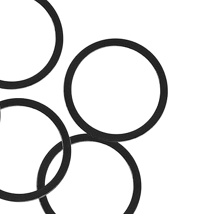 MUNSAR 5X Metal Bike Bottom Bracket Gasket Cassette Hub Sprocket Washer Black 1mm