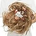 SEGO Moños Postizos Voluminosos Rizados Pelo Sintético Como Natural [Castaño Claro a...