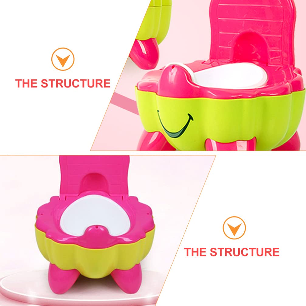 Toddmomy Vasino per Removibile con Design Forma di Zucca Sedile da Allenamento per Toilette Facile da Pulire Adatto e Crescita