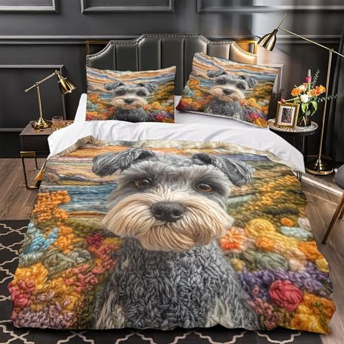 Housse de couette Jésus en microfibre infroissable 228x228 cm avec zip caché - 4