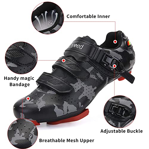 Image of KESCOO Unisex Cycling Shoes Compatible with Peloton Indoor Road Bike
