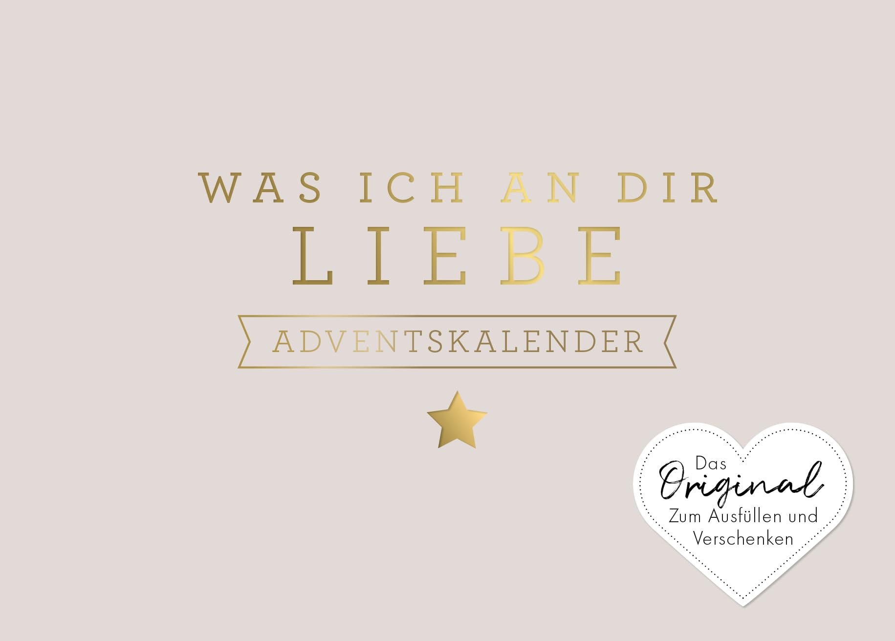 Was ich an dir liebe - Adventskalender