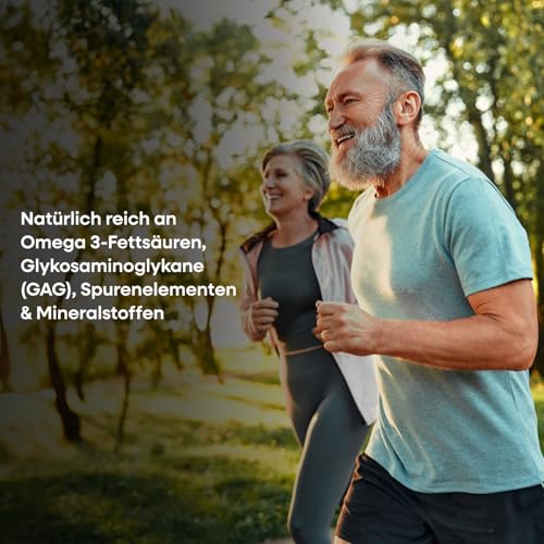 Vitamaze Grünlippmuschel Kapseln hochdosiert 1500 mg Grünlippmuschel Pulver aus Neuseeland pro Tagesdosis, 300 Kapseln. Natürliche Nahrungsergänzung ohne Zusätze, Made in Germany.