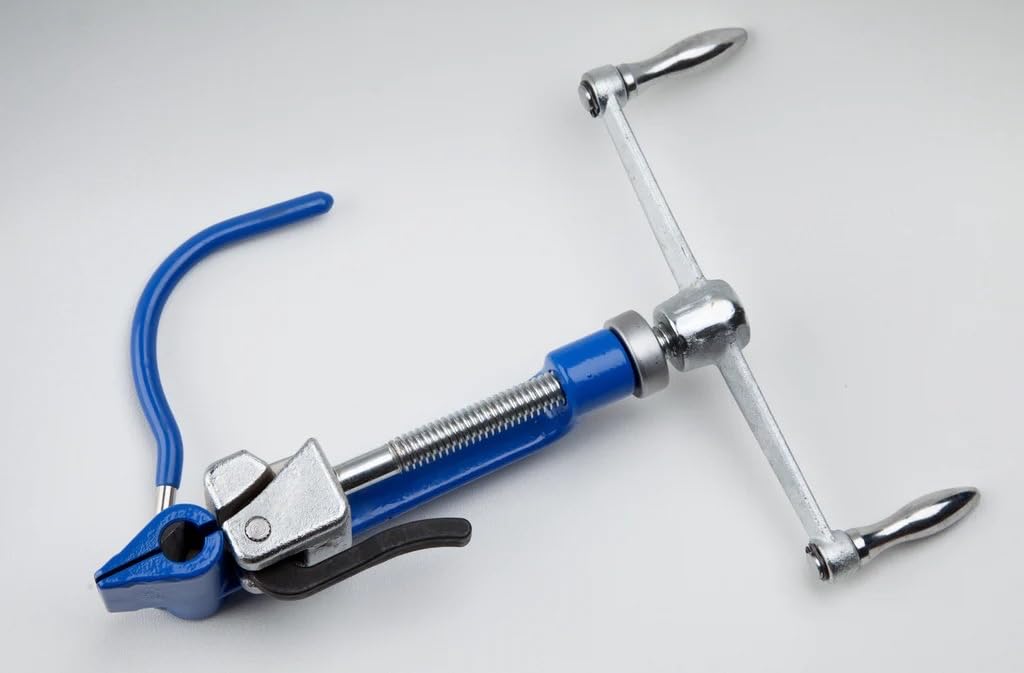 MERIT Stainless Steel Strapping Banding Tool, Universal Multifunction Manual Stainless Steel Strapping Pliers Spin Tight Plier Bander for Hose Clamps Cable Tie Kit Strapping Machine-image-16