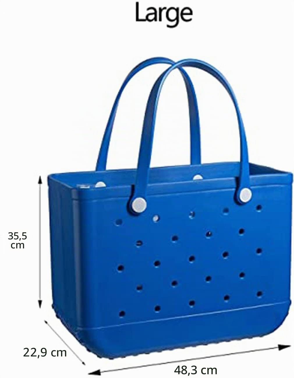 Gummi-Einkaufstasche, Strandtasche, Wasserdicht, Sanddicht, Outdoor-Reisetaschen, Silikon-Handtasche Für Strand, Markt, Pool S