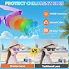 24 Pack Kids Sunglasses Bulk Party Favors, Toddler Sunglasses for Boys Girls Age 3-8, UV400 Protection Neon Sunglasses in 8 Colors, Goodie Bags Stuffers for Kids Birthday Pool Summer Party Supplies #2