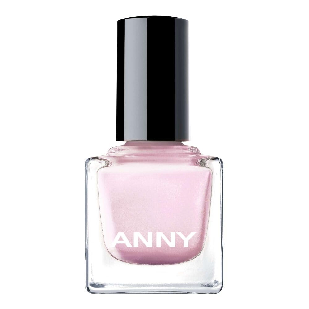 ANNY Nail Polish – Hochwertiger Farb-Nagellack mit langanhaltendem Glanz, splitterresistent und schnelltrocknend, Farbe: Rosy Bling Bling - 15 ml
