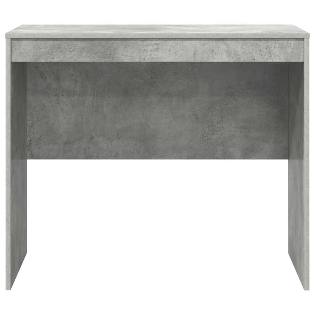 Scrivania per PC Grigio Cemento Tavolo Studio 90x50x76 cm | Postazione compatta per smart working in camera da letto o studio. Struttura robusta con portata fino a 75 kg.