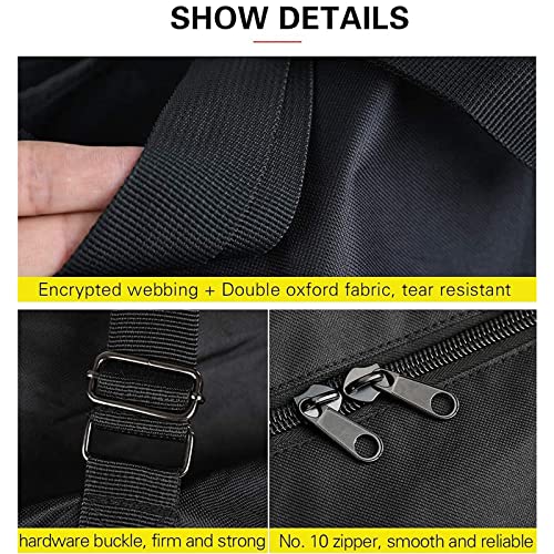 Rhinowalk Folding Bike Bag for 20/26 inch Folding BIkes - Waterproof Bicycle Travel Carrying Case Outdoors Bike Transport Bag for Cars Train Air Travel (Black 26inch)