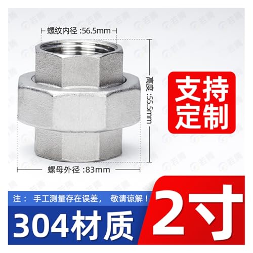 Conector recto rosca interna G2 con hebilla de rosca plana 3