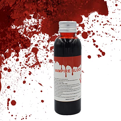 1/2fl oz sangue falso para fantasias - Halloween Faux Blood parece real,Vestir-sangue palco para maq