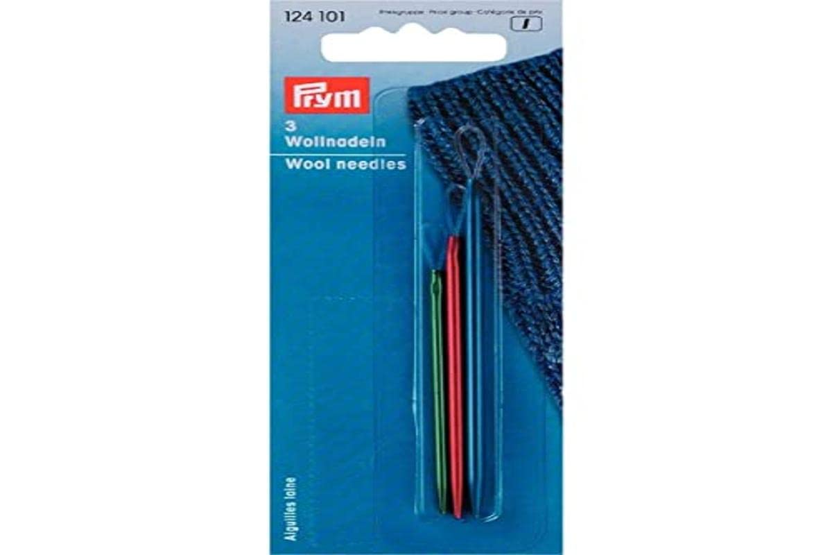 Prym Aluminum Wool, Assorted, 3 pc Hand Needles, Multicolor 3 Count