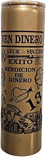 Ven Dinero Veladora De Oro/Money Drawing Golden Ritual Candle