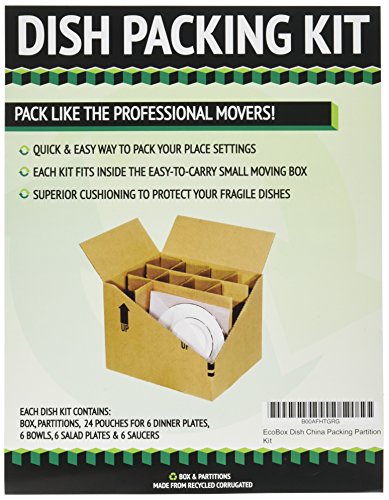 EcoBox Dish Pack Moving Kit, Pack of 2 (V-7380)