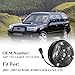 A/C Compressor Clutch Assembly Kit Plate Pulley Bearing Coil 73111SA010 Replacement for 2003-2007 Subaru Forester 4 CYL 2.5L, AC Air Conditioning Compressor Clutch Coil Auto Repair Kit