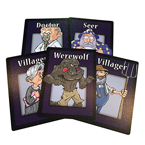 Werewolf The Party Game – Werewolf Card Game With Upgraded Characters – 42 Role Cards, For 7 To 30 Players – Game Night, For Adults And Teens – Interactive Board Game To Play With Friends, Family #TOP1