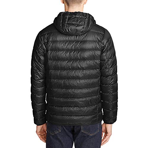 Image of Eddie Bauer Men's CirrusLite Down Hooded Jacket, Black, XXX-Large, Tall