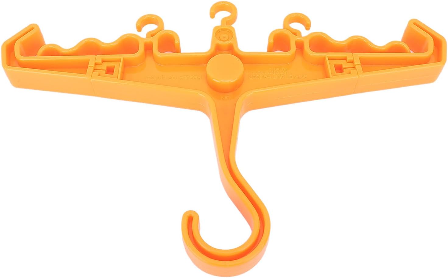 Hanger, Scuba Hanger, BC Regulator Hanger, Anti Slip, with Ergonomic Design, Multipurpose Heavy Duty Hanger, Portable Diving Gear for Travel Water Sports (Orange)