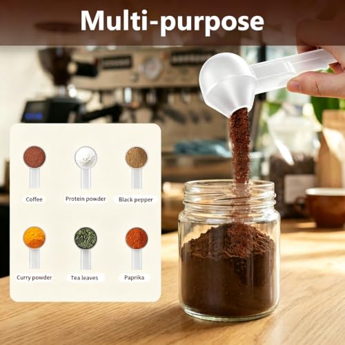 Image of Coffee Scoop with Funnel for Reusable K Cup, 2 TBSP Measuring Spoon