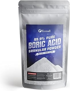 1 Pound Boric Acid Granular Powder - 99.9% Pure Anhydrous - Multipurpose - 1 Pound Bag - Ecoxall Chemicals