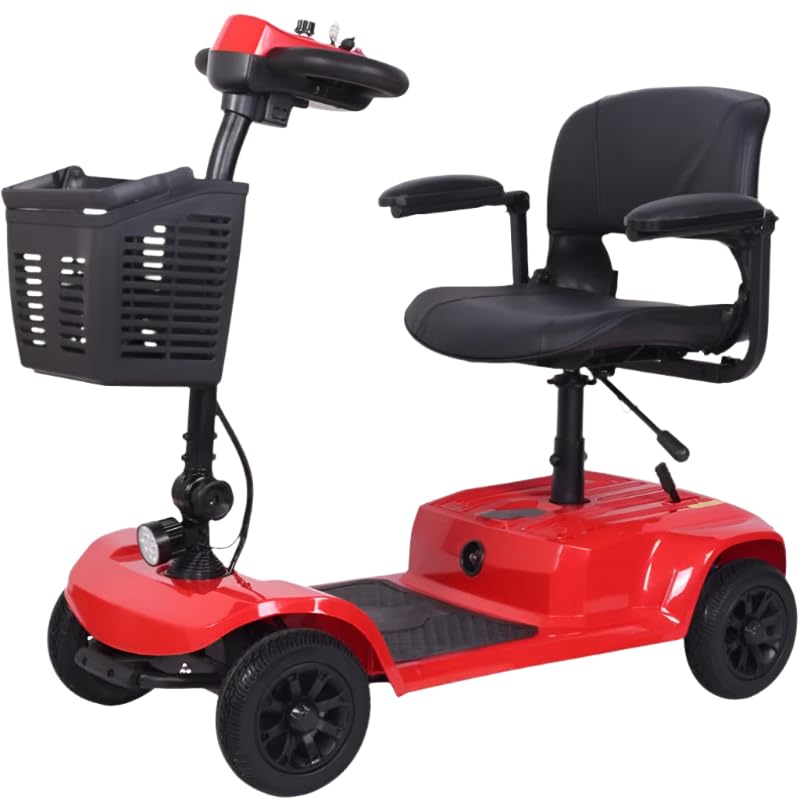 Scooter Movilidad Reducida 4 Ruedas Súper Económico Plegable Desmontable Ultracompacto para Ascensores y Pasillos 120 Kg Dortomedical®