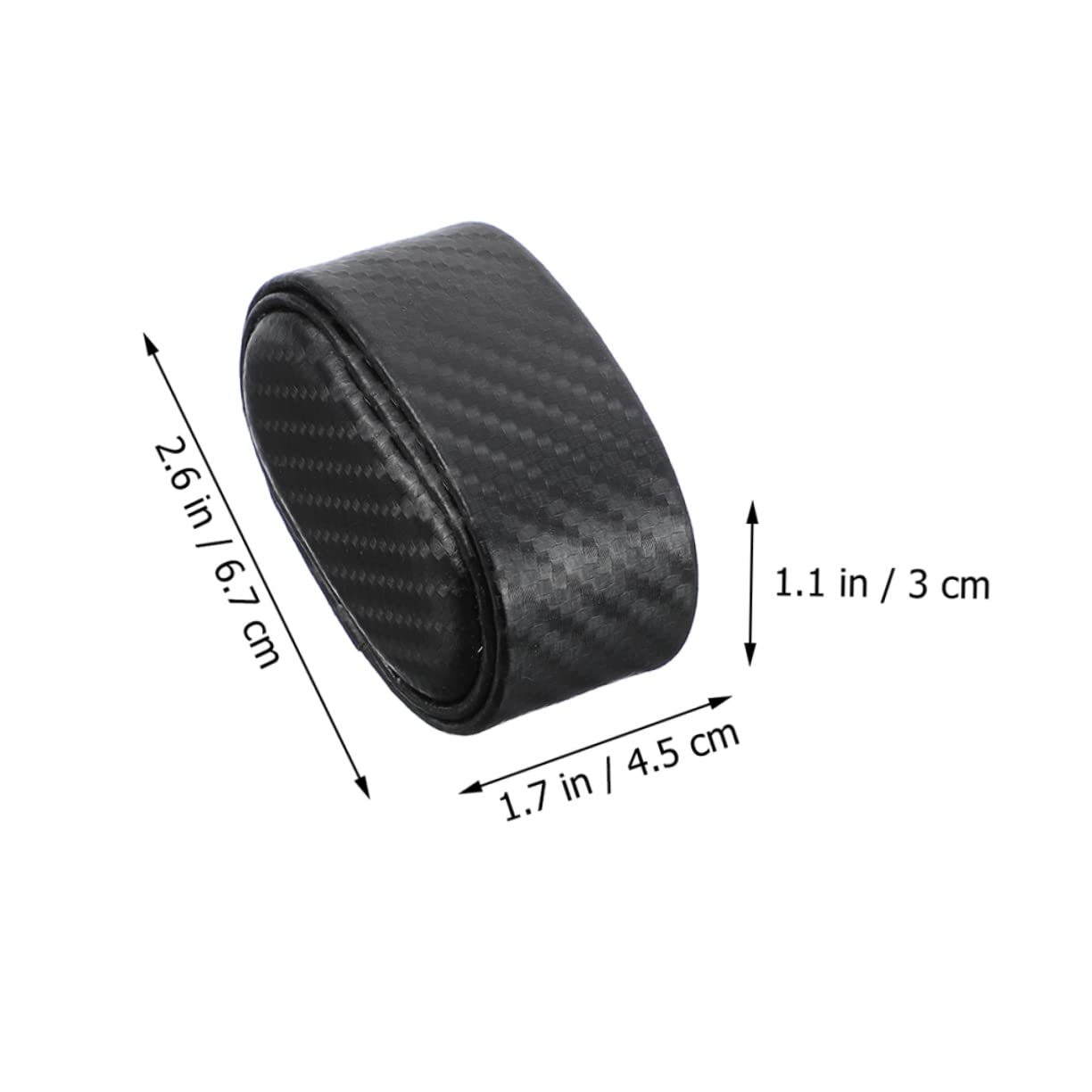 FRCOLOR 4Pcs Watch Display Pillows Soft Bangle Display Cushions for Jewelry Storage Black Carbon Fiber Design for Watches and Bracelets Protects Against Scratches and Damage